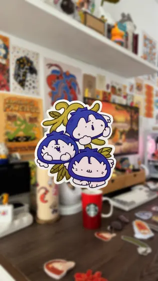 Sticker: Michiarándanos · ST-001