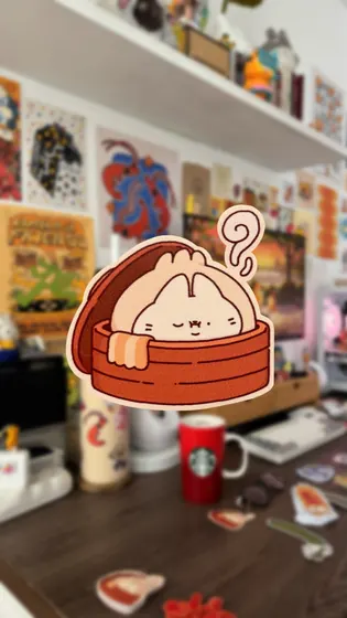 Sticker: Michi dumpling · ST-013